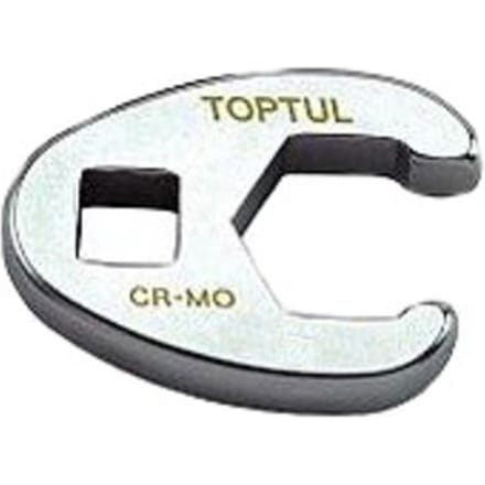 Hanenvoet ringsleutel TOPTUL 18 mm open (voor ratel 3/8 inch)