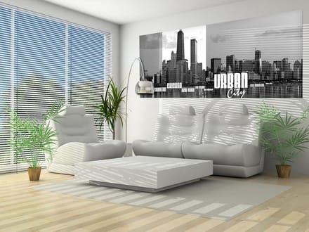 City Skyline Photo Wallcovering