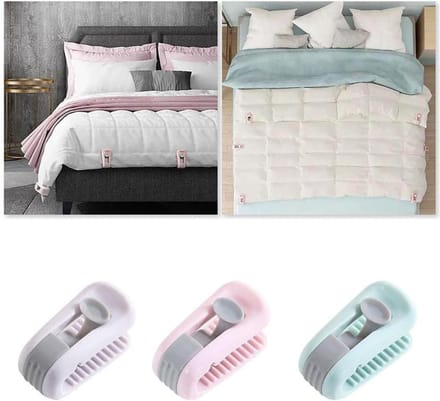Stevige Dekbedclips - Dekbed Knijpers - Klemmen - Clips - Dekens - Lakens - 4 STUKS - Groen