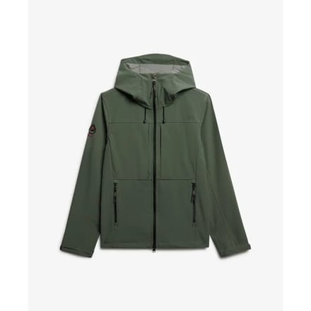 Superdry - Gewatteerde Softshell Trekker Jas Met Capuchon - Heren
