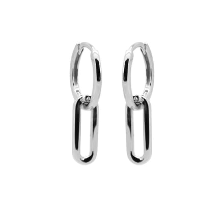 Karma Oorringen hoops best basic Zilver