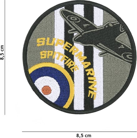 Embleem stof spitfire invasion marks #5069