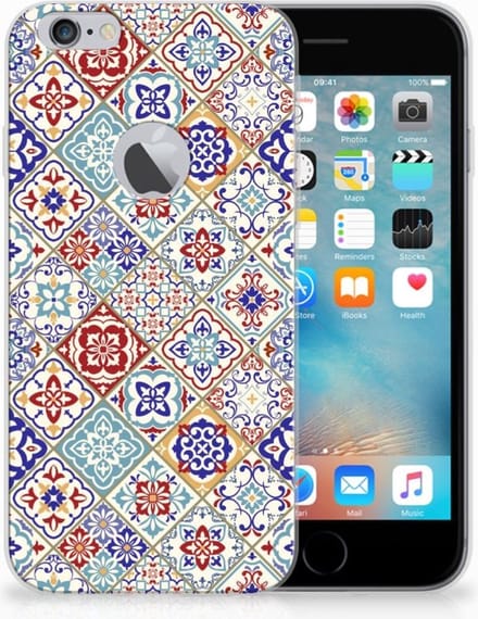 Apple iPhone 6 Plus | 6s Plus TPU Siliconen Hoesje Tiles Color