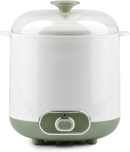 REN® Yoghurtmaker - Yoghurtmakers - Wit/Groen - 19cm x 17cm x 22cm