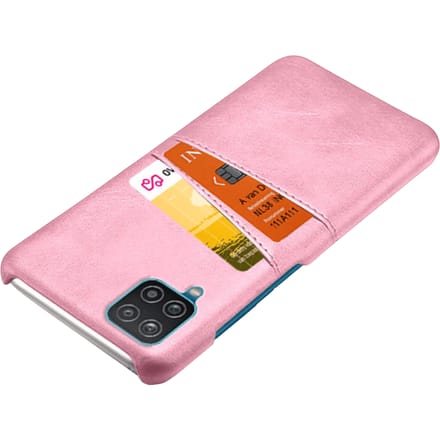 Comfycase Samsung Galaxy A12 Card Case Hoesje met Pasruimte  Roségoud