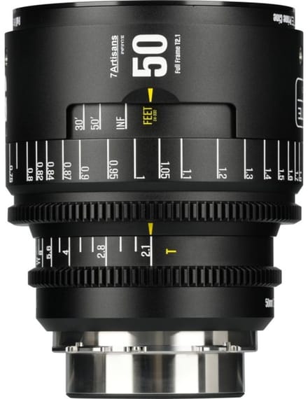 7Artisans Infinte 50mm T2.1 FullFrame DE-Clicked PL Mount