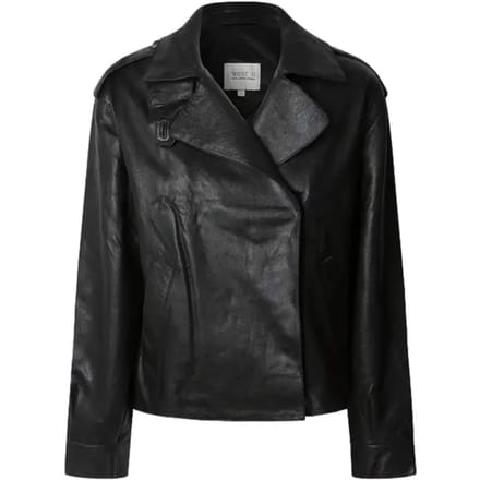 Leren jas voor vrouwen Pepe Jeans Greta