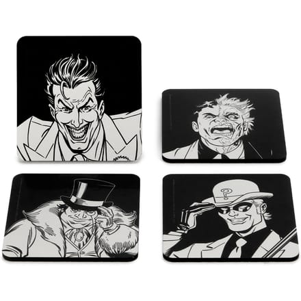 Batman Villains Icon Coaster Set