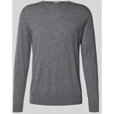 Profuomo Pullover Merinowol Grijs - Maat XL - Heren - Pullovers