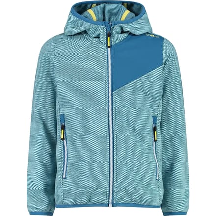 Gebreide meisjes hoodie met jacquardpatroon CMP