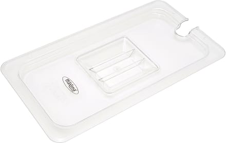 Gastronorm Deksel - 1/3 GN - Polycarbonaat - met Uitsparing
