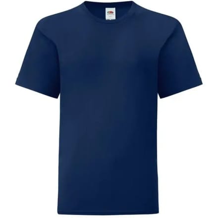 Fruit of the Loom - Kids´ Iconic T - Navy - 116