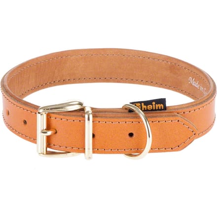 Maat 60: 45 - 55 cm halsomvang - Heim Lederen Halsband Buffalo