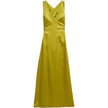 Lange Satin Kleid Dama Salsa Jeans