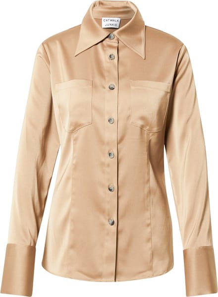 Catwalk Junkie Bl Camelia Dames - Jurken - Bruin - Maat S