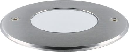Grondspot LED voor buiten (IP67) - Alexis - GU10 - RVS - Rond Melkwit