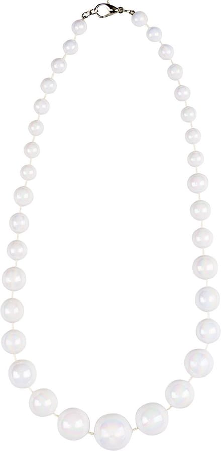 Boland - Ketting Charleston Wit - Volwassenen - Vrouwen - Charleston - 20's - Roaring Twenties