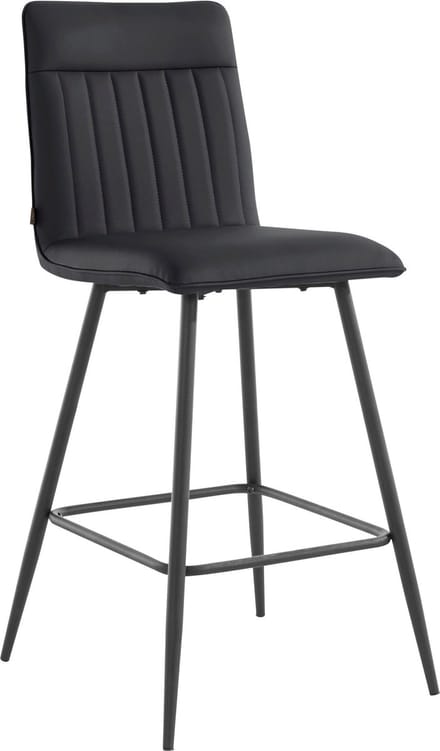 Zeta-Barkruk - Set van 2 - Zwart PU