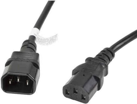 Lanberg - power cable - power IEC 60320 C13 to IEC 60320 C14 - 5 m