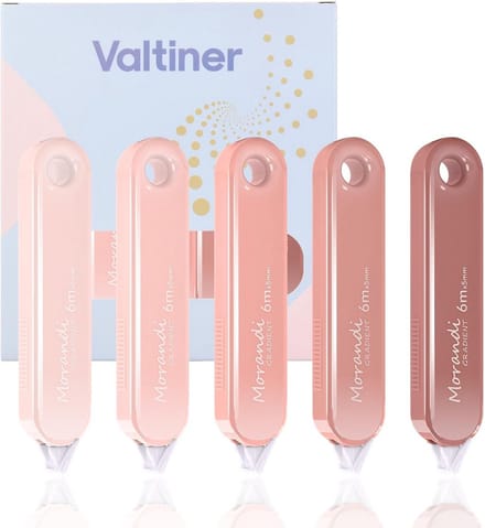 5 Stuks Witte Correctietapes Set - Sneldrogend en Gemakkelijk te Gebruiken