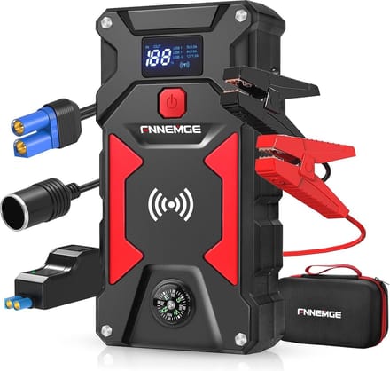 Auto Jump Starter 5000A Pico 24800mAh - Draadloze Oplader, Slimme Startkabel, USB Snelladen