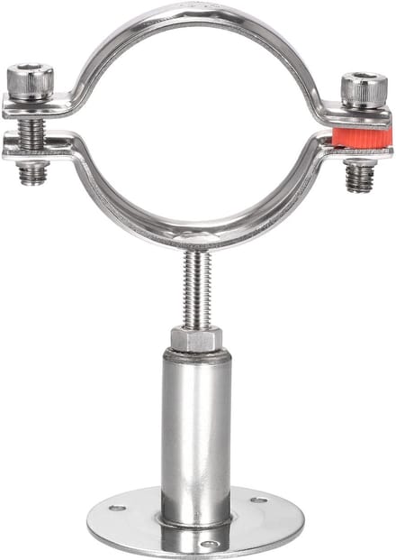 Dailygoods- Buissteunbeugel Verstelbaar 53-93 mm - Wandmontage