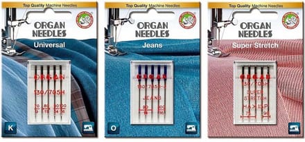 Organ 15-delige naaimachine naalden set zilver