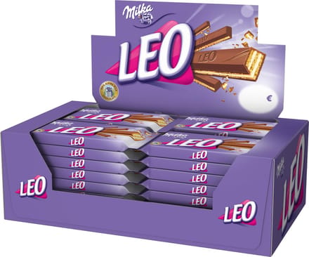 Milka LEO Chocoladerepen - 32 x 33 gram