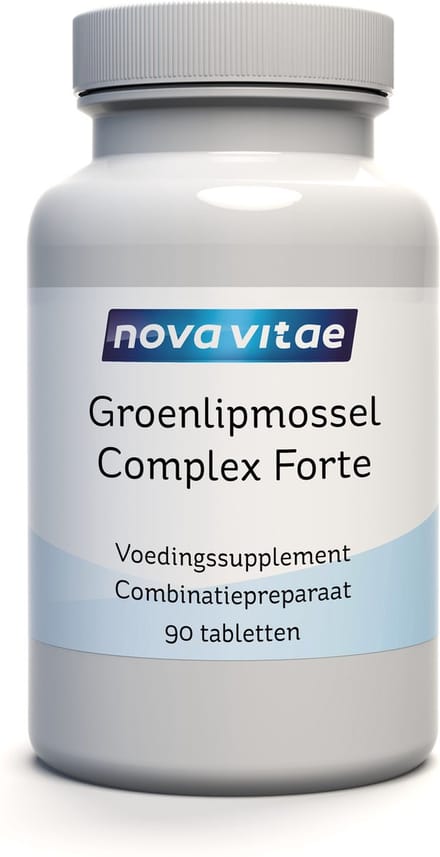 Nova Vitae - Groenlipmossel Complex Forte - 90 tabletten