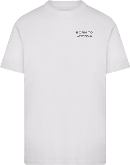 Mister Tee - Born To Change Heren Tshirt - S - Wit