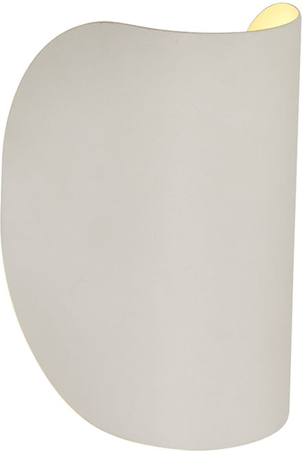 Olucia - SALOMON - Wandlamp - Wit - Vorm: Ovaal