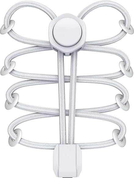 BOTC Elastische Veters - Schoenveters - Hardlopen - Wit - 2 Stuks