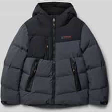 Regular fit gewatteerd jack met logoprint