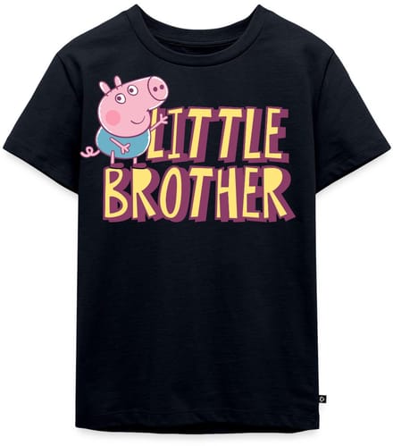 Peppa Pig Kleine Broer George Pig Premium T Shirt Kinderen