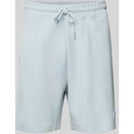 Regular fit sweatshorts met structuurmotief, model 'Nuwafflo'