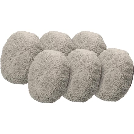 Chiffon de nettoyage lavable de remplacement pour Robot nettoyeur de vitres HOBOT 168/ 188, en microfibre 6 PCS gris