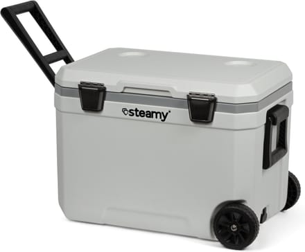 Steamy Marine 45 Roller - Grote Koelbox op Wielen - Speciaal voor op de boot - 45 Liter - Frigobox - Wit