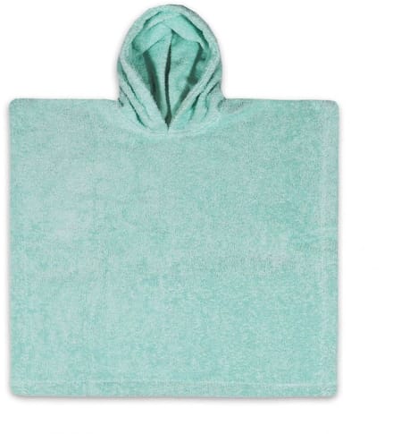 Gepersonaliseerde badponcho Large mint met naam geborduurd 1-6 jaar