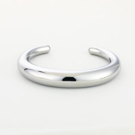 Bijoutheek Armband (Sieraad) Basic Bangle Rond Zilverkleurig