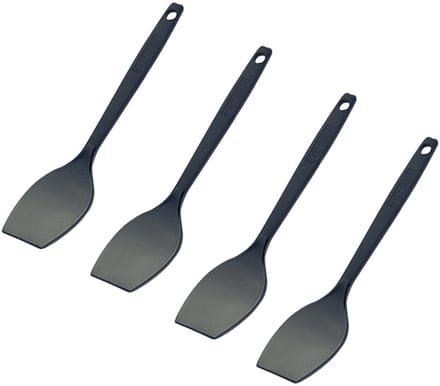 Westmark Gourmetspatels/minispatels, 4 stuks, lengte: 16,6 cm, kunststof, Gourmetta, zwart, 20452270