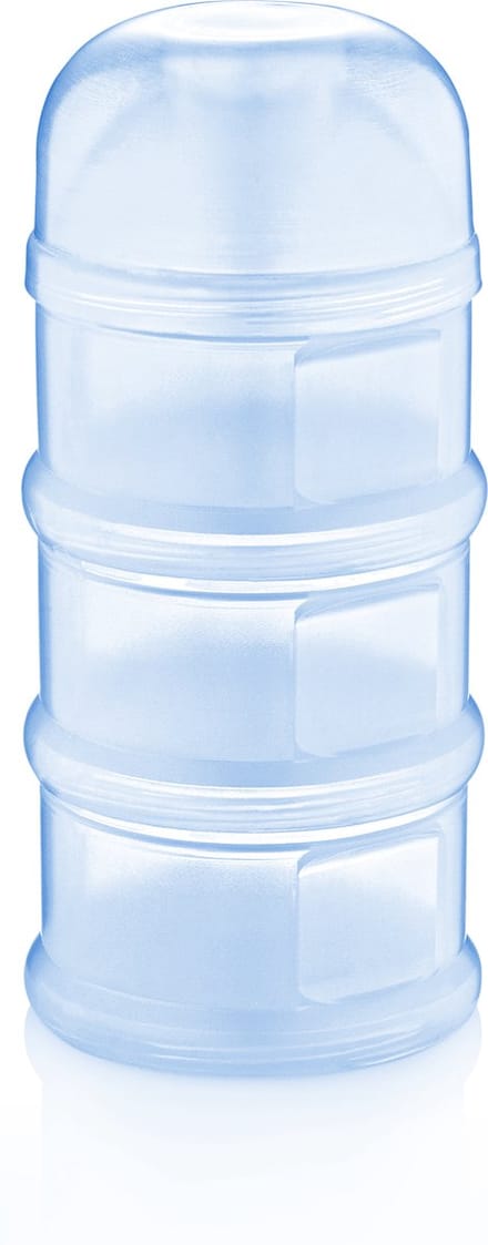Melkpoedercontainer Babyjem 3-laags Blauw