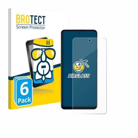 Screenprotector 6 Stuks voor Oppo A5 4G Beschermglas transparant