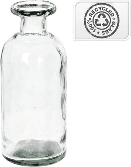 VAAS HELDER - GERECYCLED GLAS - Ø9X20 CM