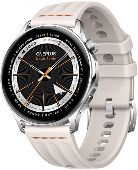 One Plus Watch Lite - Smartwatch - Zilverkleurig Steel