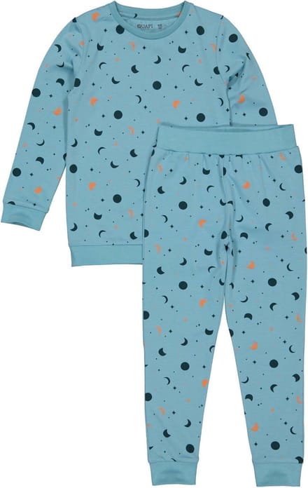 Quapi Jongens pyjama - Puck B - AOP Blauw stippen maat 92