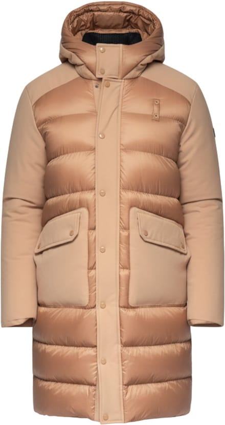 OMBRE Jas - Polyamide - Drukknopen - Effen Koffie S