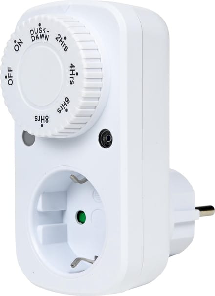 Benson Automatische tijdschakelaar met dag/nacht sensor en afteltimer - max 3600W
