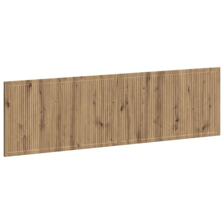 vidaXL - Wandgemonteerd - Hoofdbord - EDE - Artisanaal - eiken - Bewerkt - hout