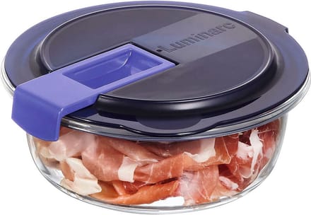 Easy Box Doos 67cl D15cm Rond Blauw Deksel