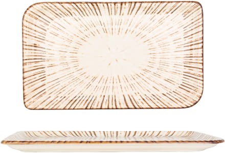 By Bone Serveerschaal - Legna - Porselein - 24x15 cm - set van 2